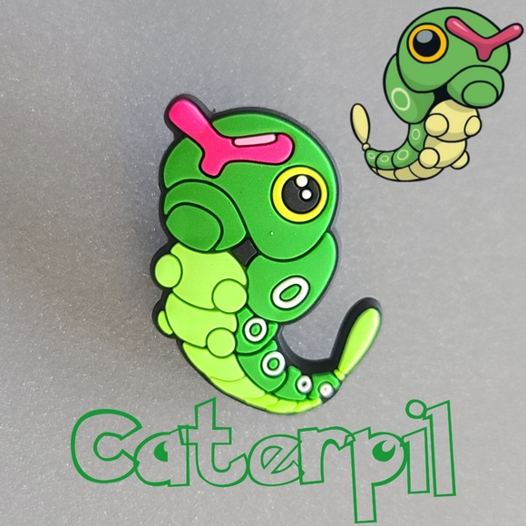 BOGO!! BUNDLE For Discount!!! Brand New Pokémon Caterpil Croc Charm - Picture 1 of 1
